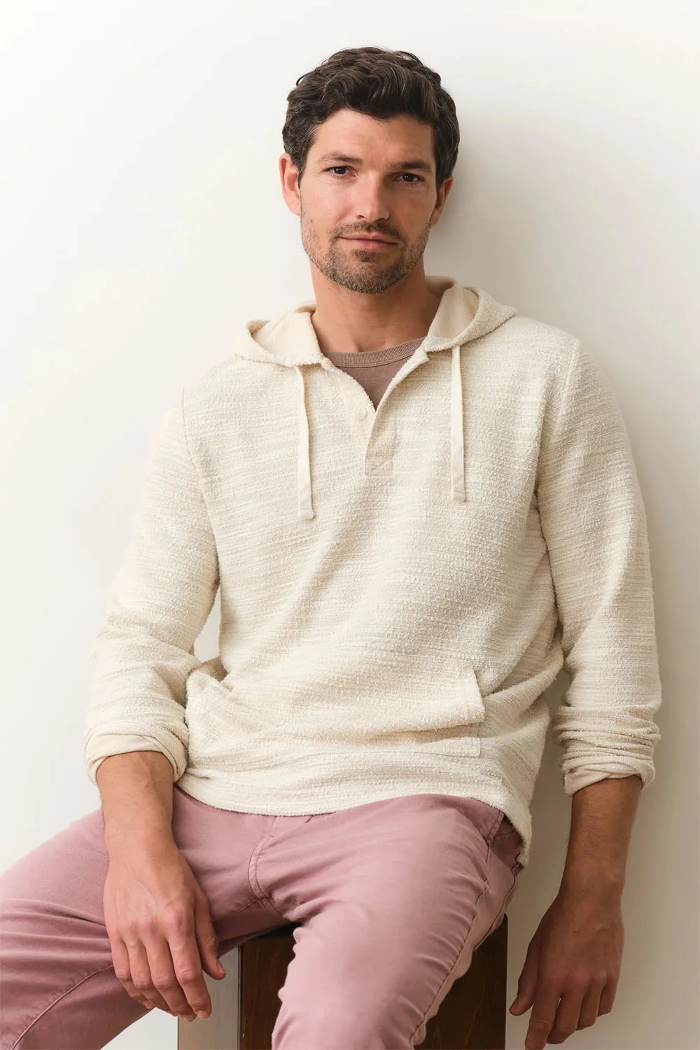 PORTOLA BEACH HOODIE Sand sold by REVOLVR Menswear product image thumbnail 4