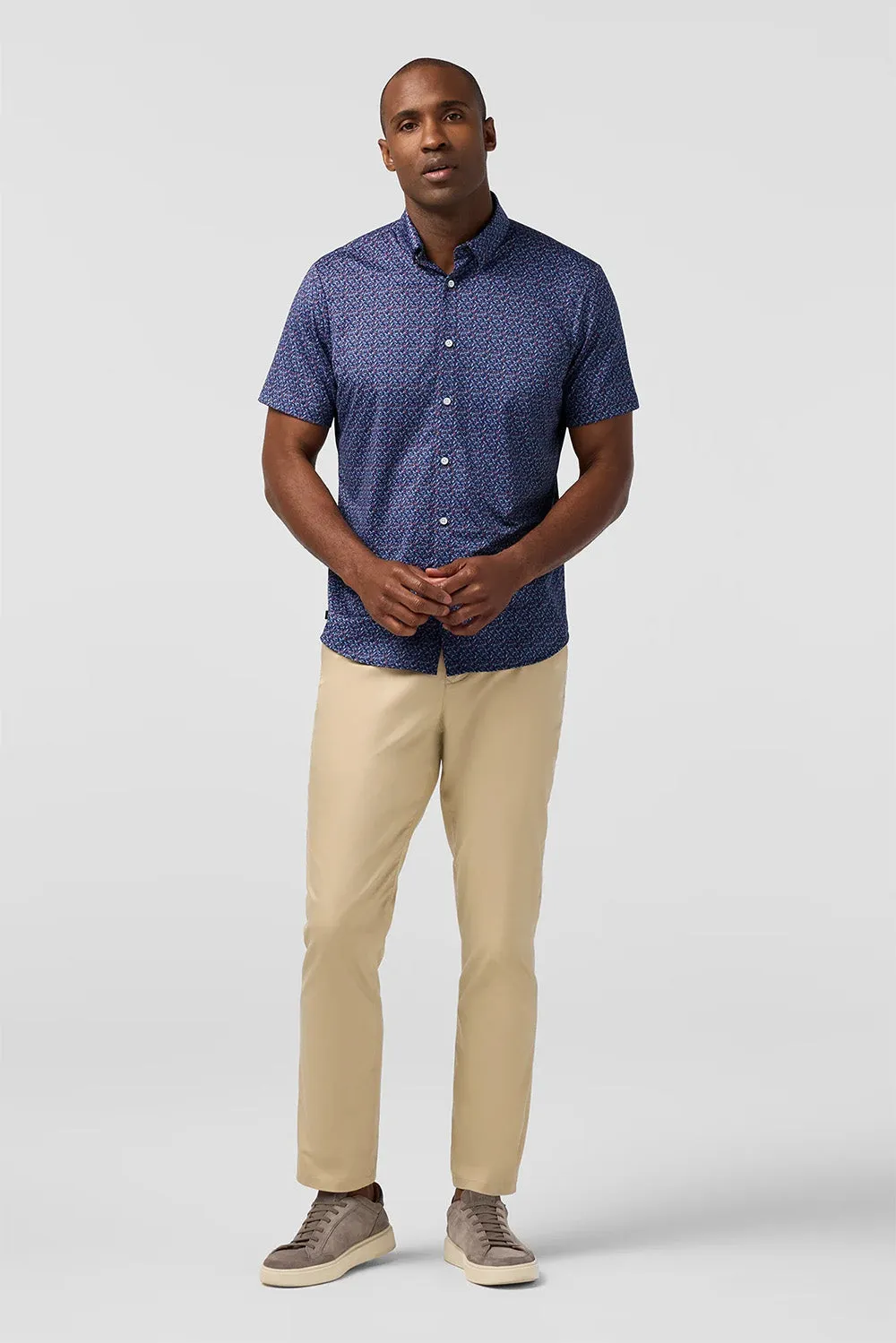 HALYARD SS Midnight Navy Variegated Leaf sold by REVOLVR Menswear product image thumbnail 2