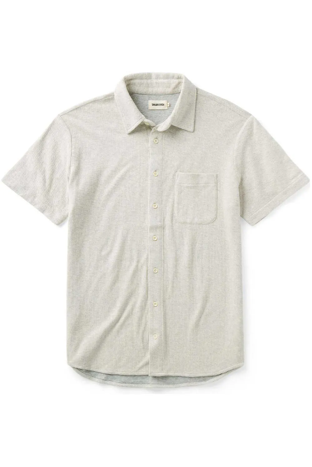 THE CALIFORNIA SS Heather Oat Double Knit sold by REVOLVR Menswear