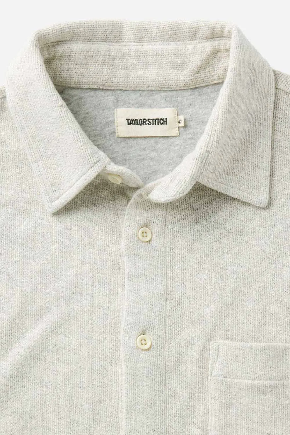 THE CALIFORNIA SS Heather Oat Double Knit sold by REVOLVR Menswear product image thumbnail 4