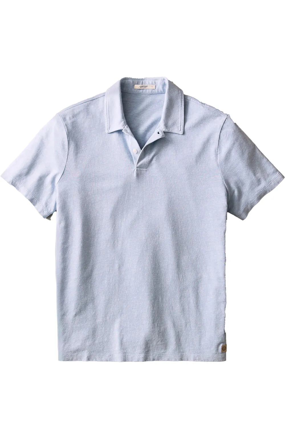 HEMP RESORT POLO Soft Chambray sold by REVOLVR Menswear