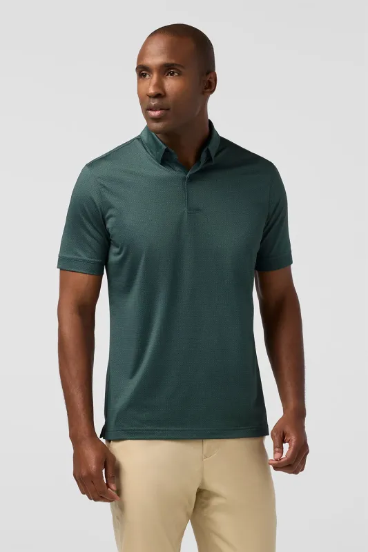 HALYARD POLO Pine Block Dot made by Mizzen+Main