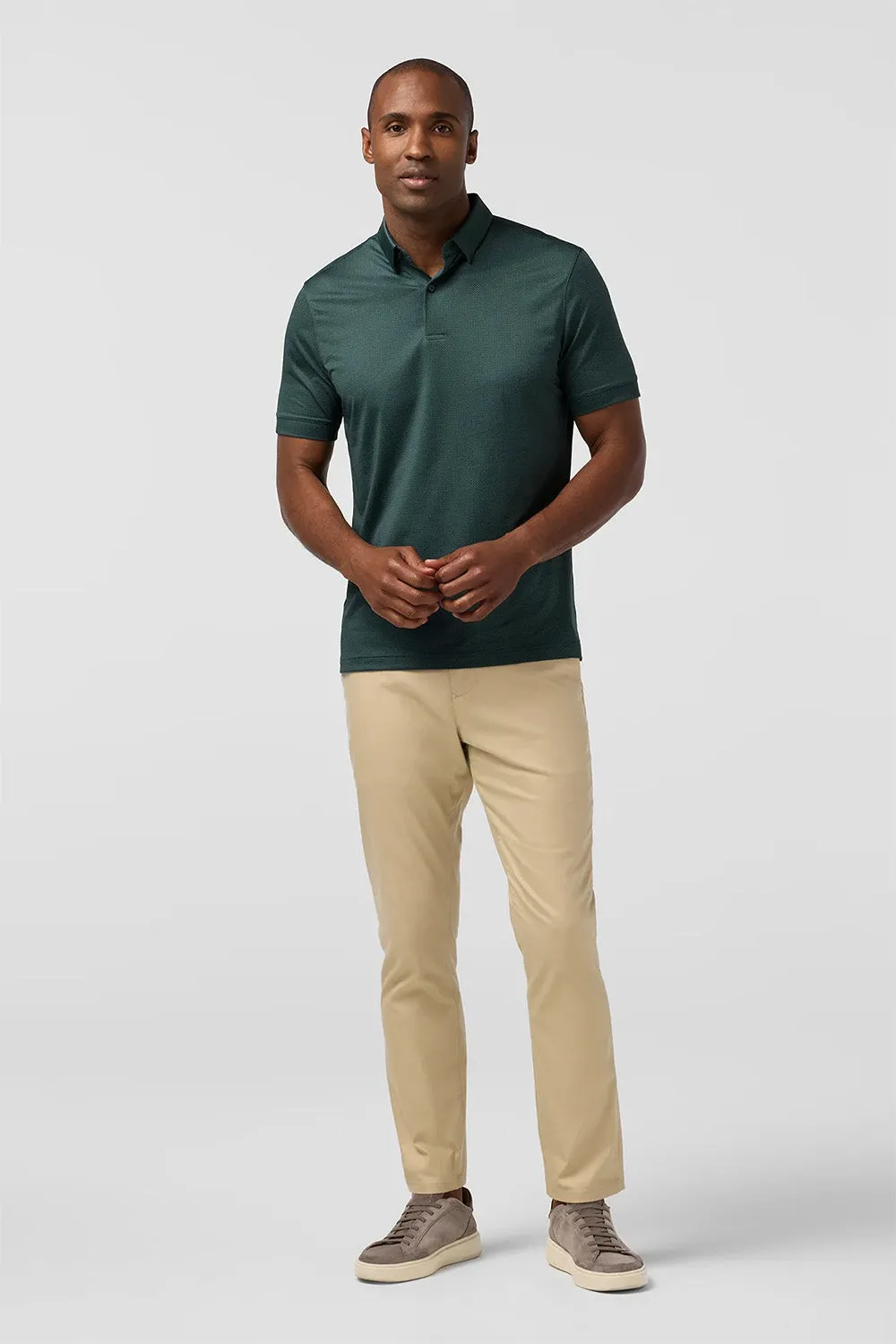 HALYARD POLO Pine Block Dot sold by REVOLVR Menswear product image thumbnail 2