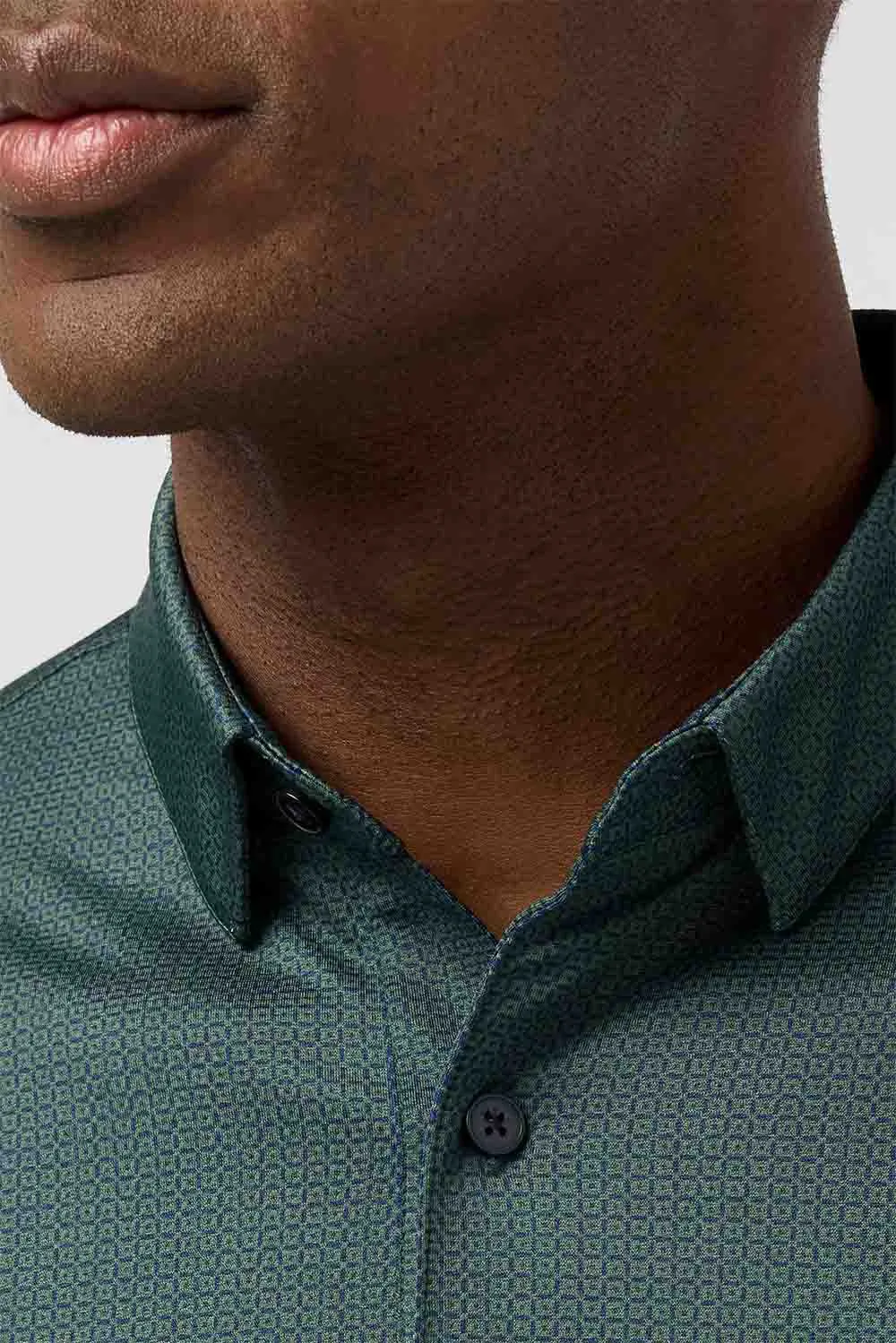 HALYARD POLO Pine Block Dot sold by REVOLVR Menswear product image thumbnail 3
