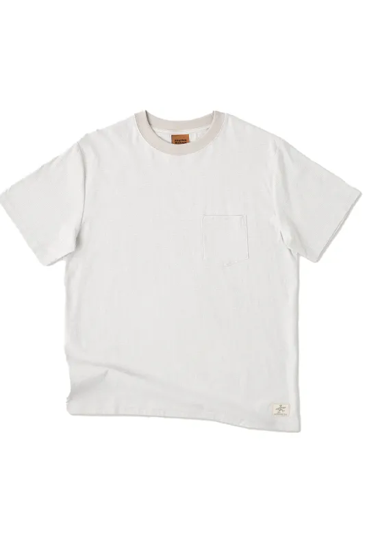 VINTAGE STRIPE TEE Moonrock made by Rhythm.