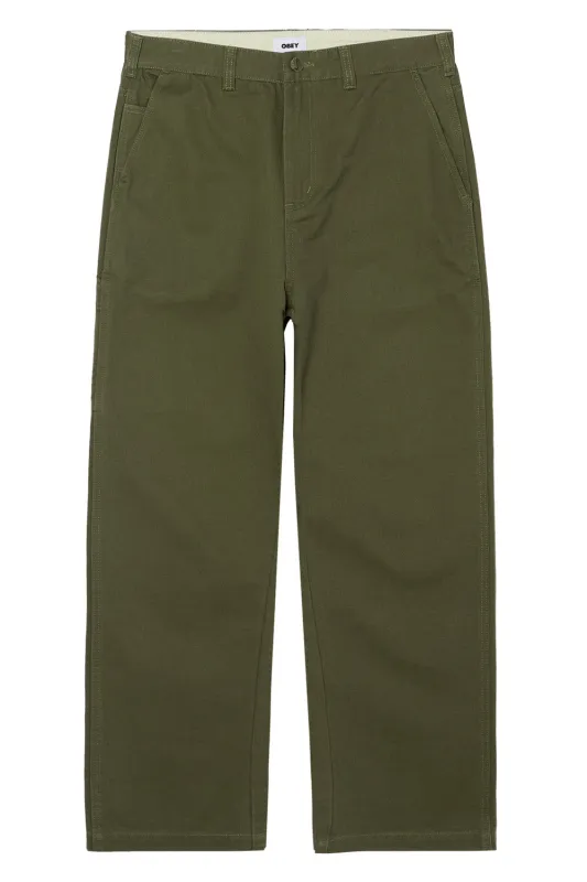 HARDWORK CARPENTER PANT Tea Leaf made by Obey