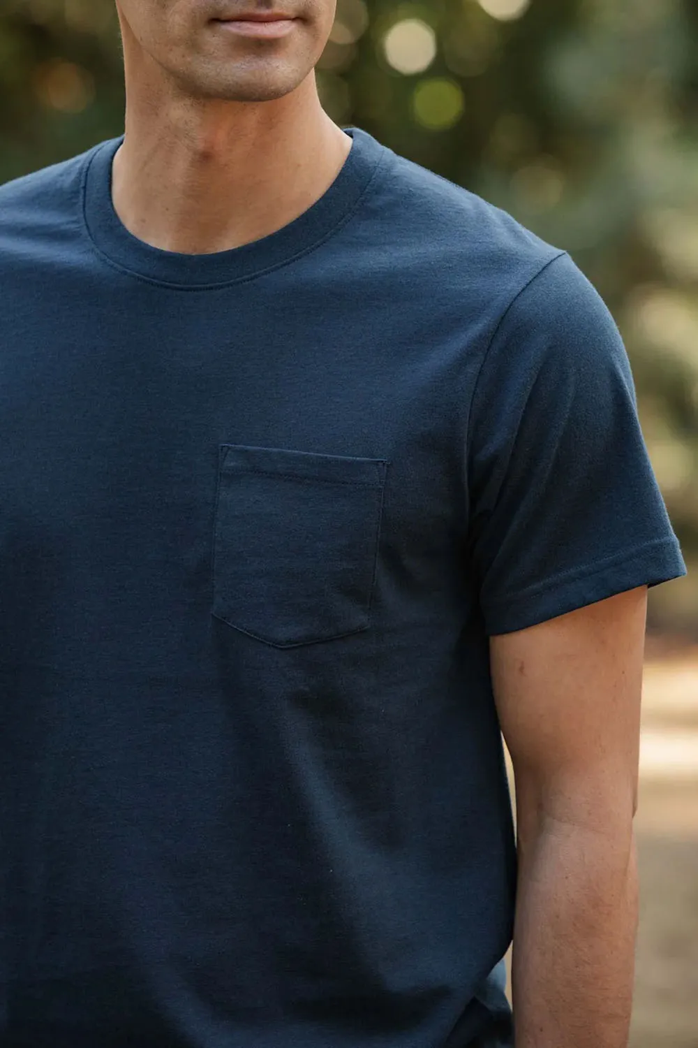 RECYCLED POCKET TEE Cobalt sold by REVOLVR Menswear product image thumbnail 5