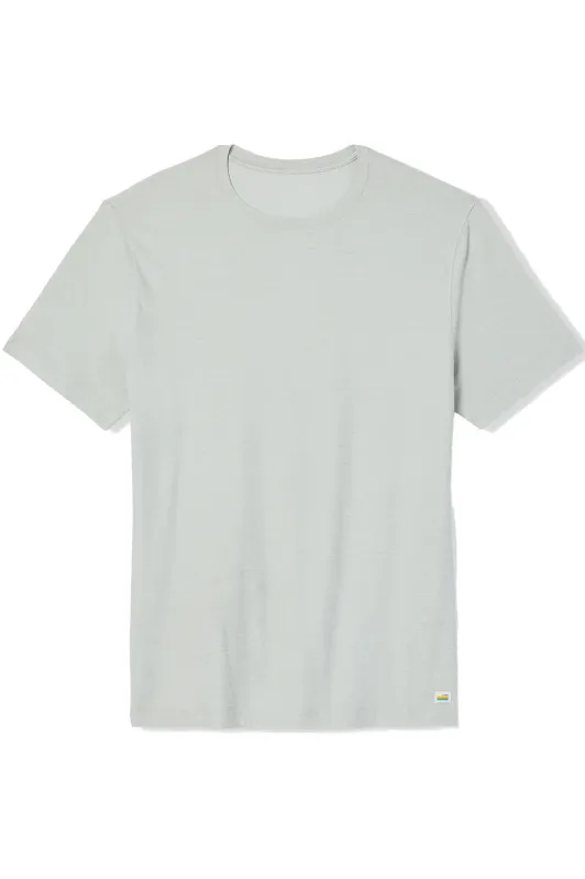 STRATO TECH TEE Storm Blue Heather made by Vuori
