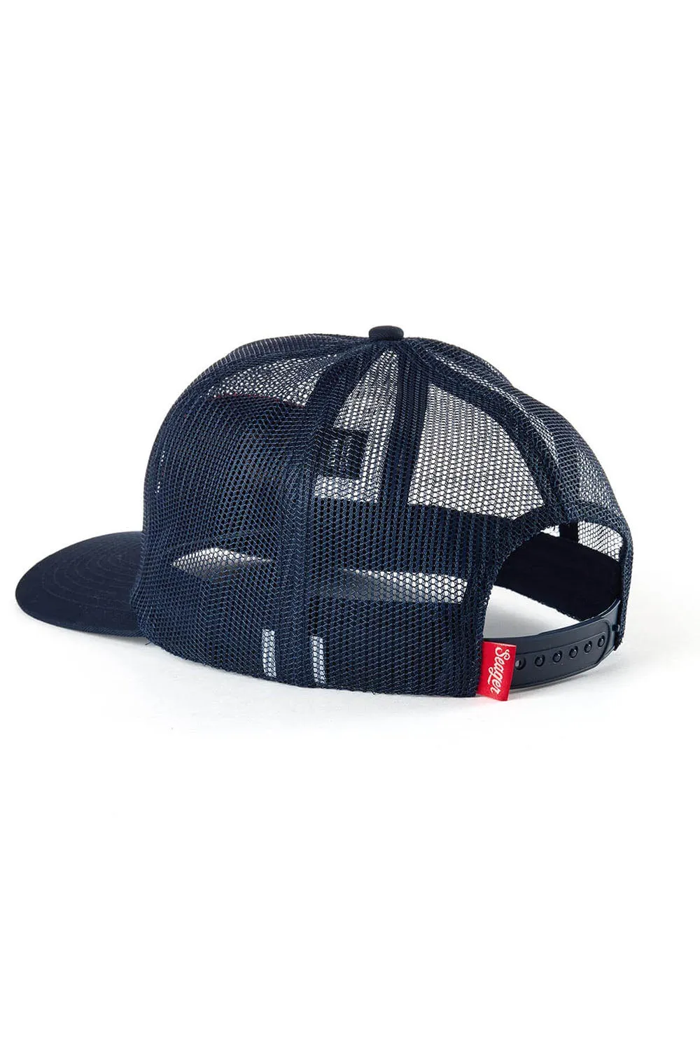 SEAGER SPORTSMAN MESH TRUCKER Navy sold by REVOLVR Menswear product image thumbnail 3