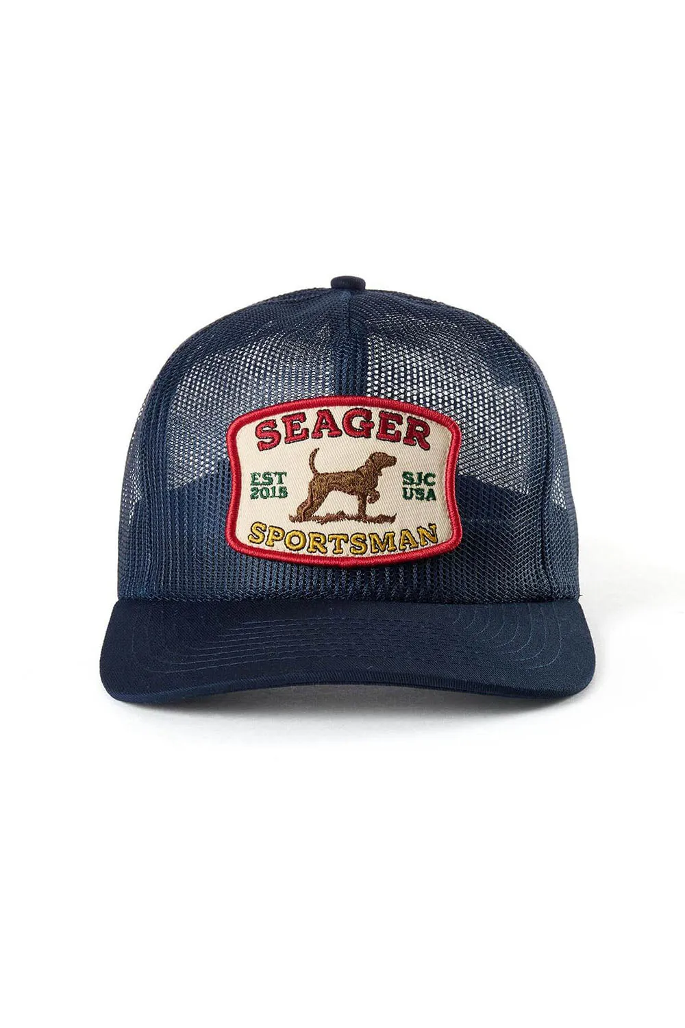 SEAGER SPORTSMAN MESH TRUCKER Navy sold by REVOLVR Menswear product image thumbnail 2