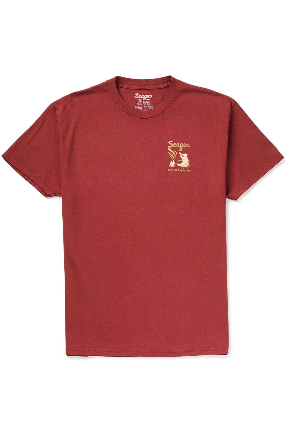 SMOKEY TEE Roasted Red sold by REVOLVR Menswear product image thumbnail 2
