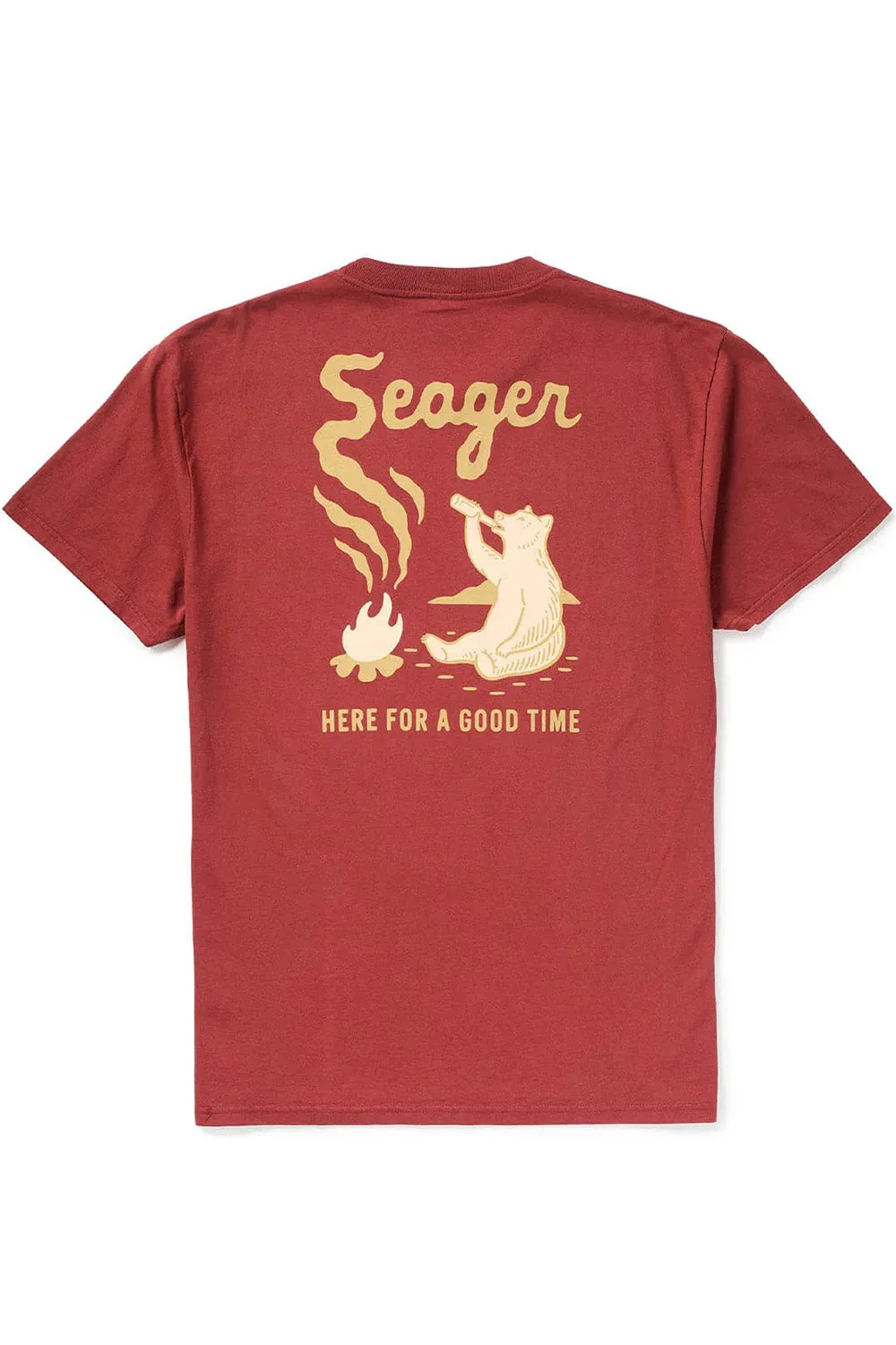 SMOKEY TEE Roasted Red sold by REVOLVR Menswear