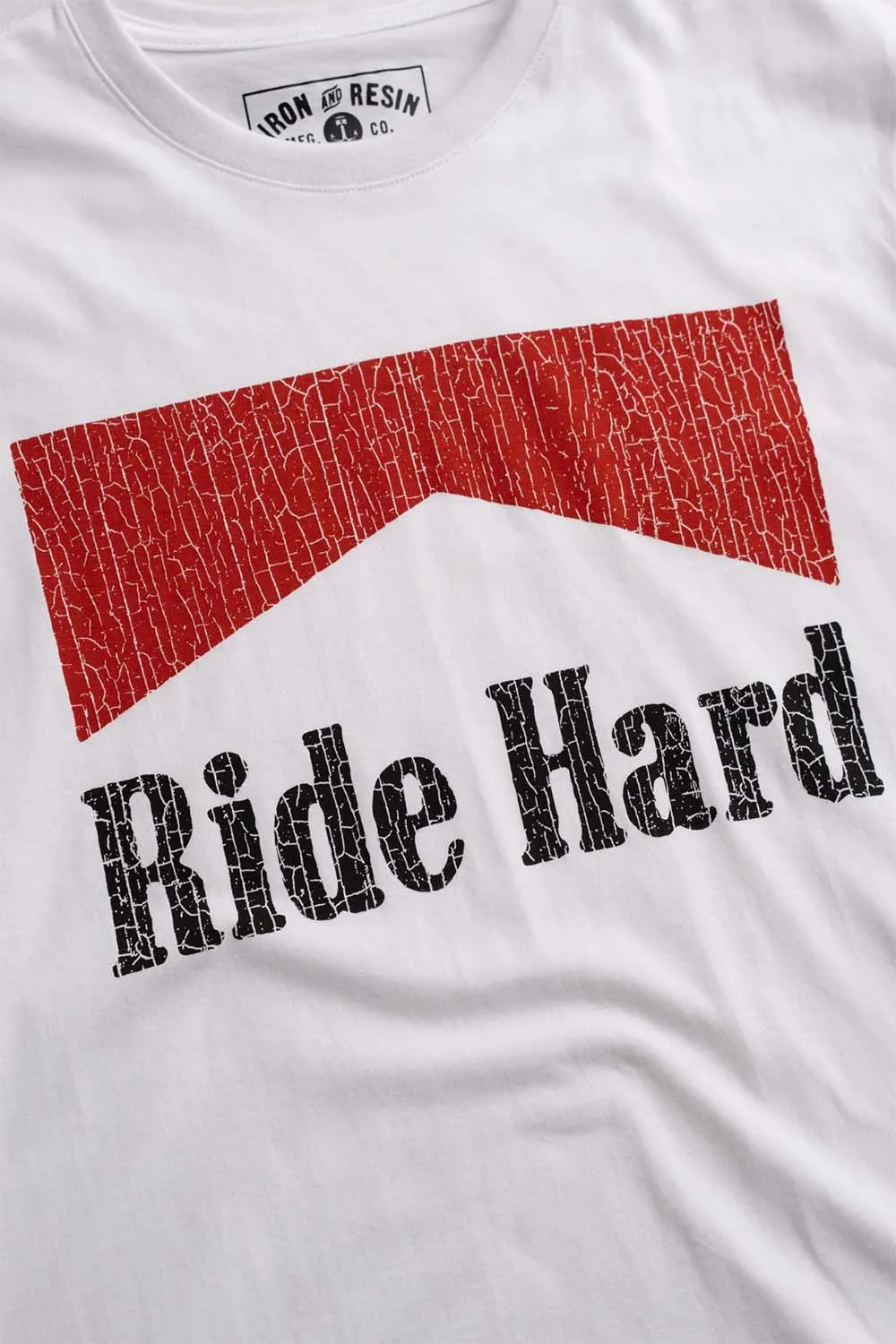 RIDE HARD TEE White sold by REVOLVR Menswear product image thumbnail 2