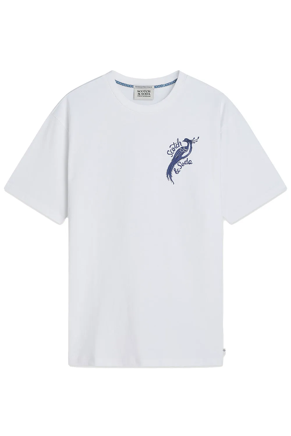 DELFTS ARTWORK TEE Bright White sold by REVOLVR Menswear product image thumbnail 2