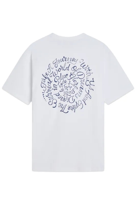 DELFTS ARTWORK TEE Bright White made by Scotch & Soda