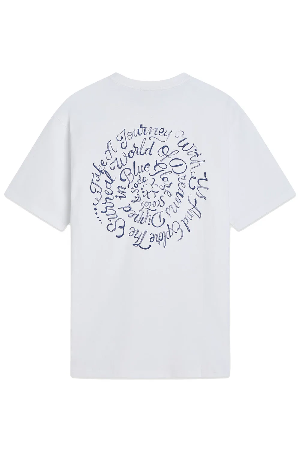 DELFTS ARTWORK TEE Bright White sold by REVOLVR Menswear