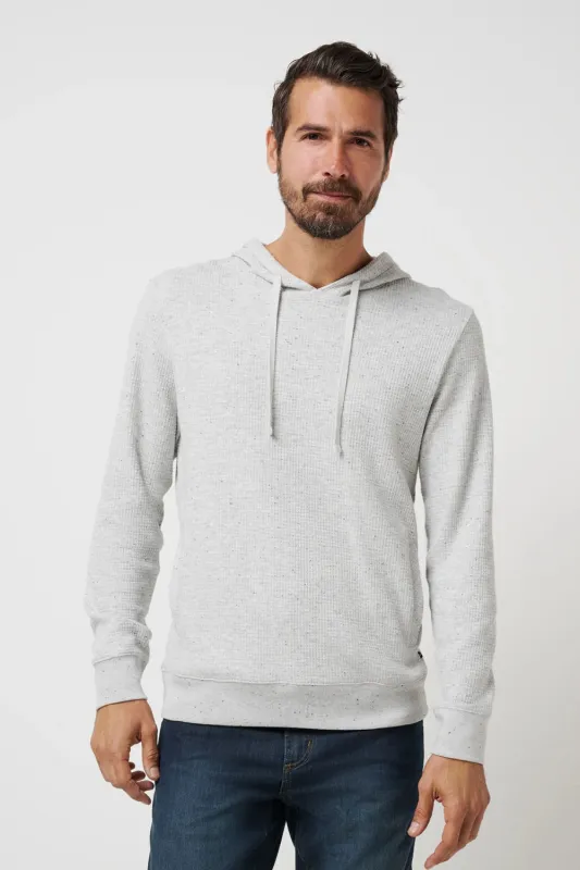 CLOUD WAFFLE HOODIE Light Grey made by Travis Mathew