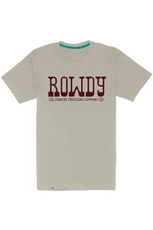 ROWDY T-SHIRT Sand made by Sendero Provisions CO