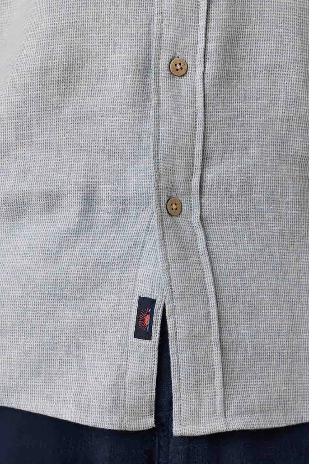 SS BREEZE SHIRT Blue Streams sold by REVOLVR Menswear product image thumbnail 4