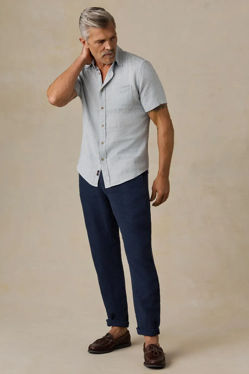 SS BREEZE SHIRT Blue Streams sold by REVOLVR Menswear product image thumbnail 5
