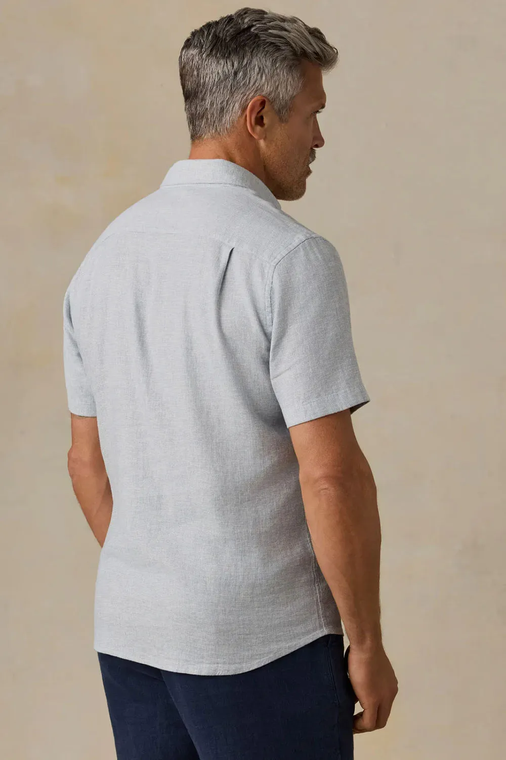 SS BREEZE SHIRT Blue Streams sold by REVOLVR Menswear product image thumbnail 2