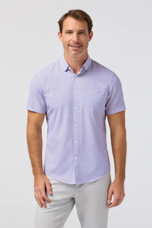 LEEWARD SS Pink Salt Retro Boomerang made by Mizzen+Main