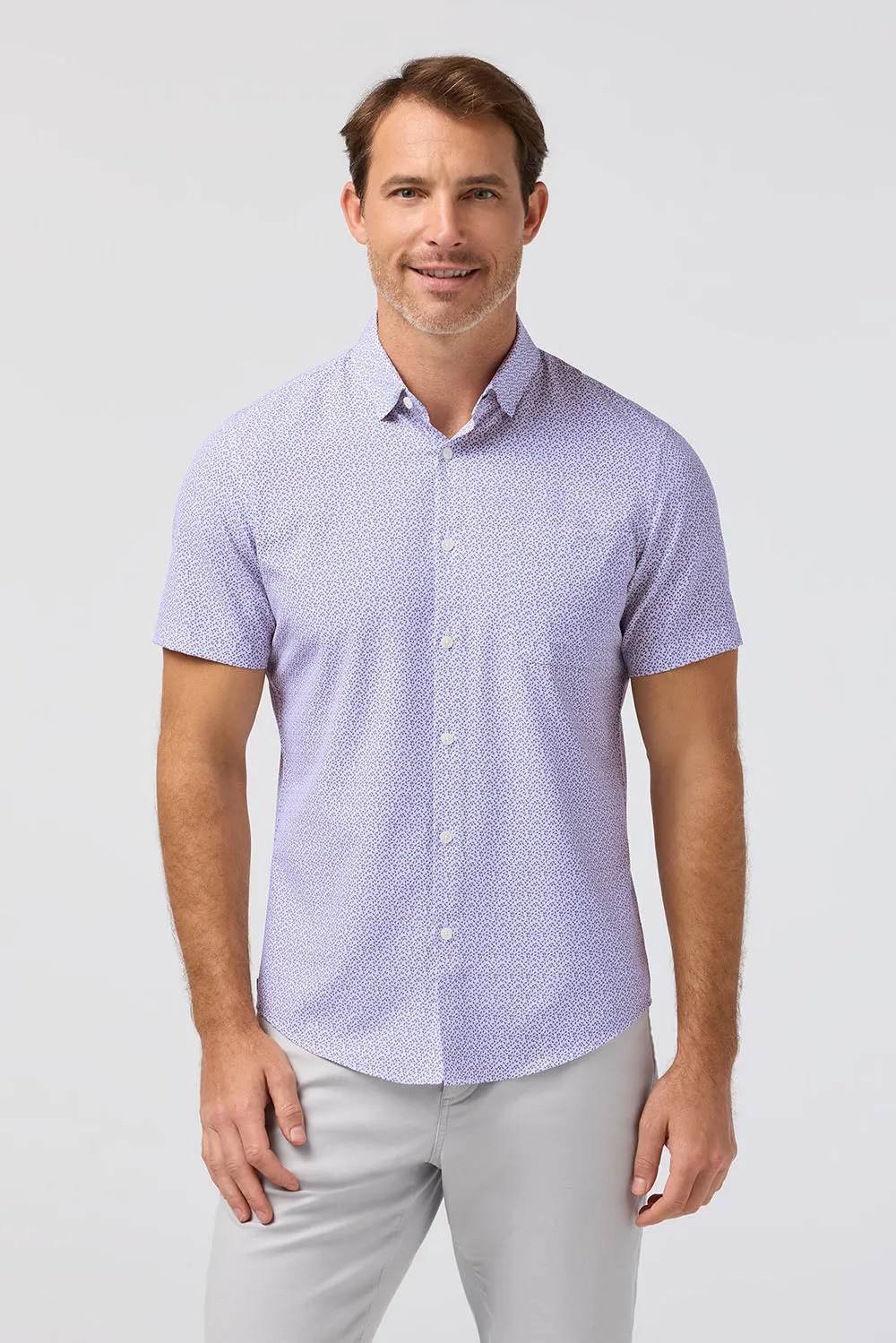 LEEWARD SS Pink Salt Retro Boomerang sold by REVOLVR Menswear
