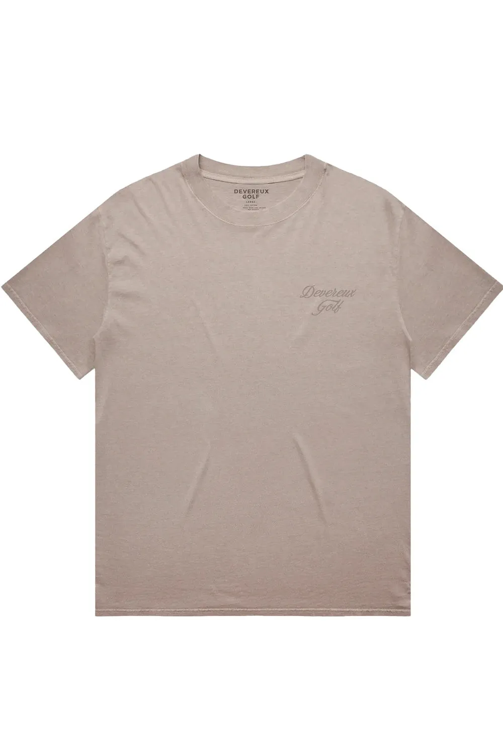 FADED SKULL CADDIE TEE Mushroom sold by REVOLVR Menswear product image thumbnail 2
