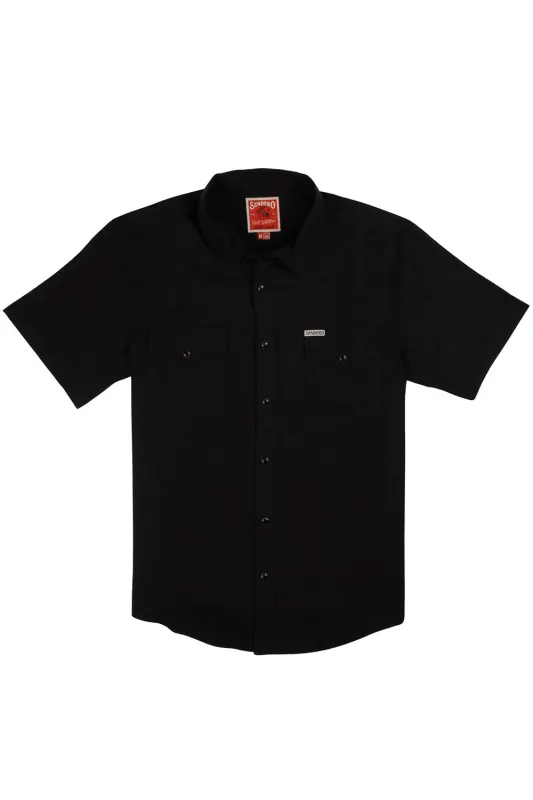 WYATT PEARL SNAP SS Black made by Sendero Provisions CO