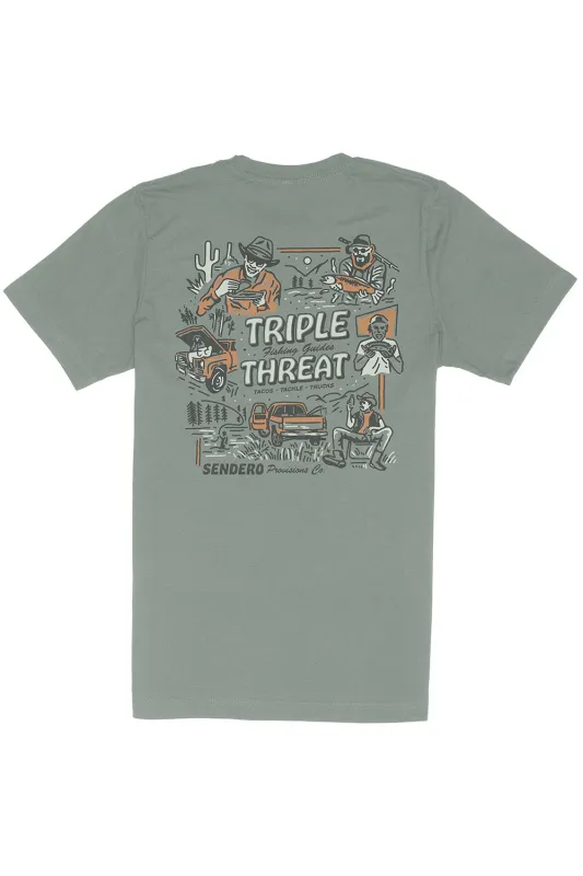 TRIPLE THREAT T-SHIRT Laguna made by Sendero Provisions CO