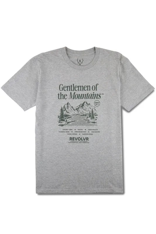 GENTLEMEN OF THE MOUNTAINS TEE made by REVOLVR Menswear