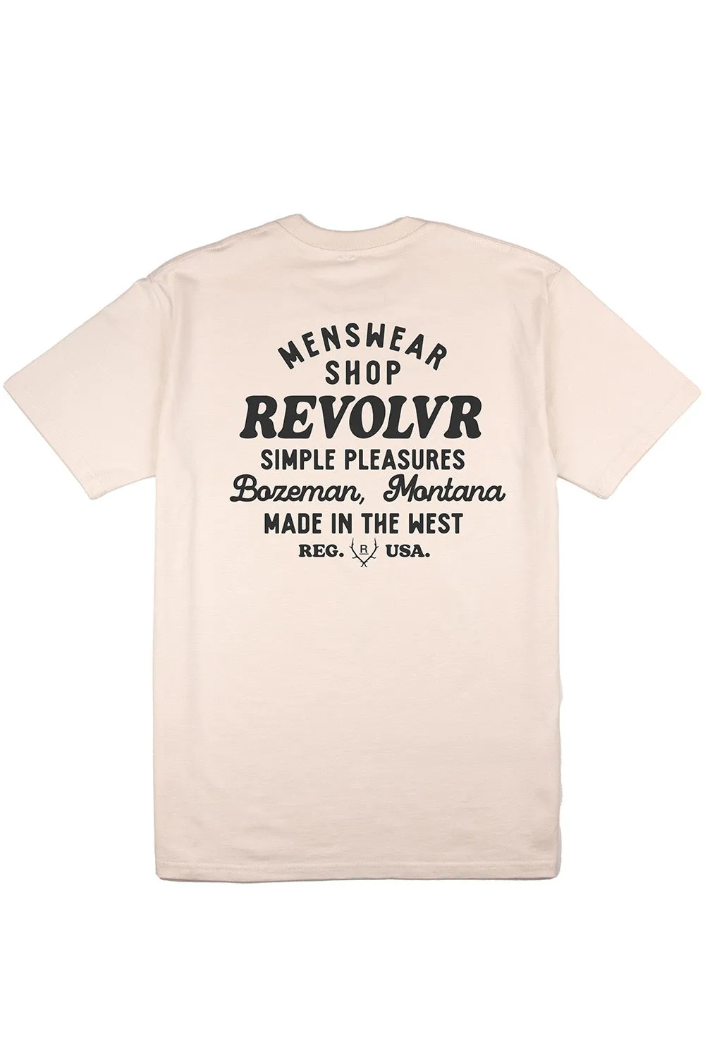 BOZEMAN SHOP TEE sold by REVOLVR Menswear
