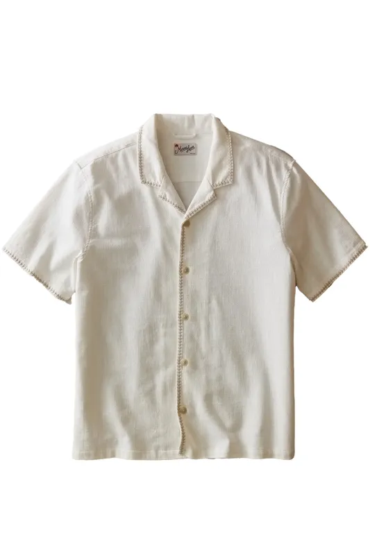 Embroidered Resort Shirt made by Marine Layer