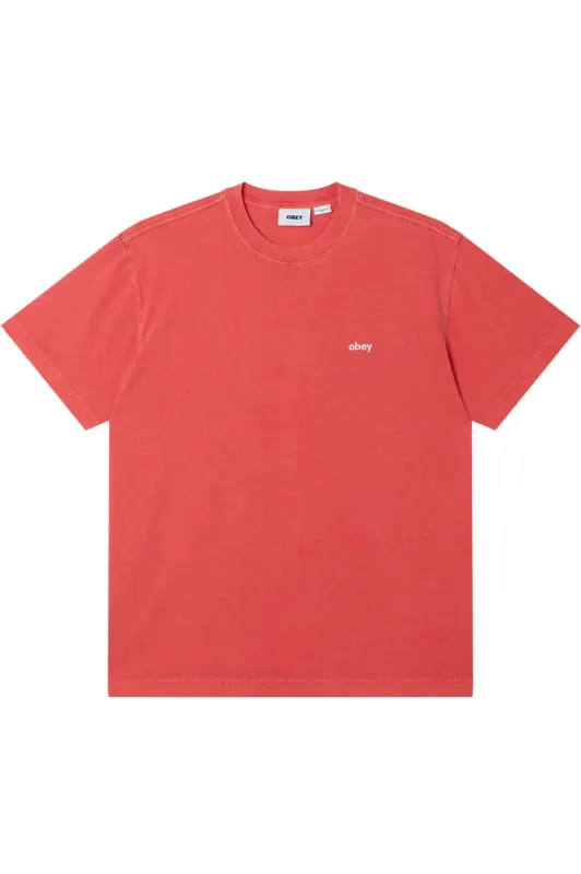 Lowercase Pigment Tee made by Obey