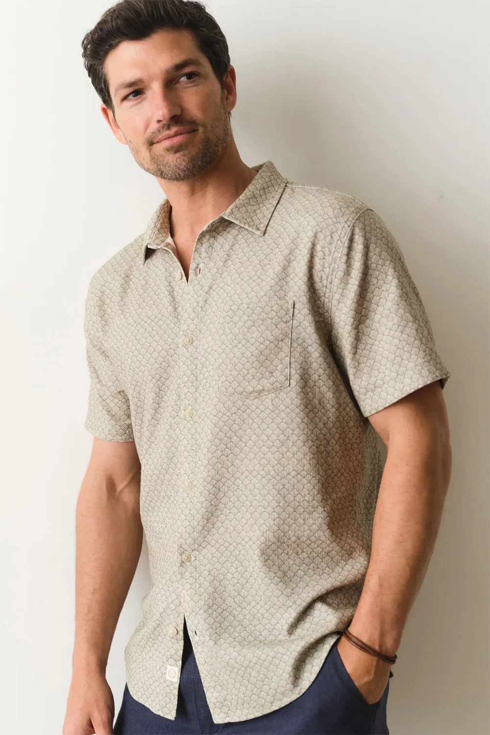 Stretch Selvage Shirt sold by REVOLVR Menswear product image thumbnail 3