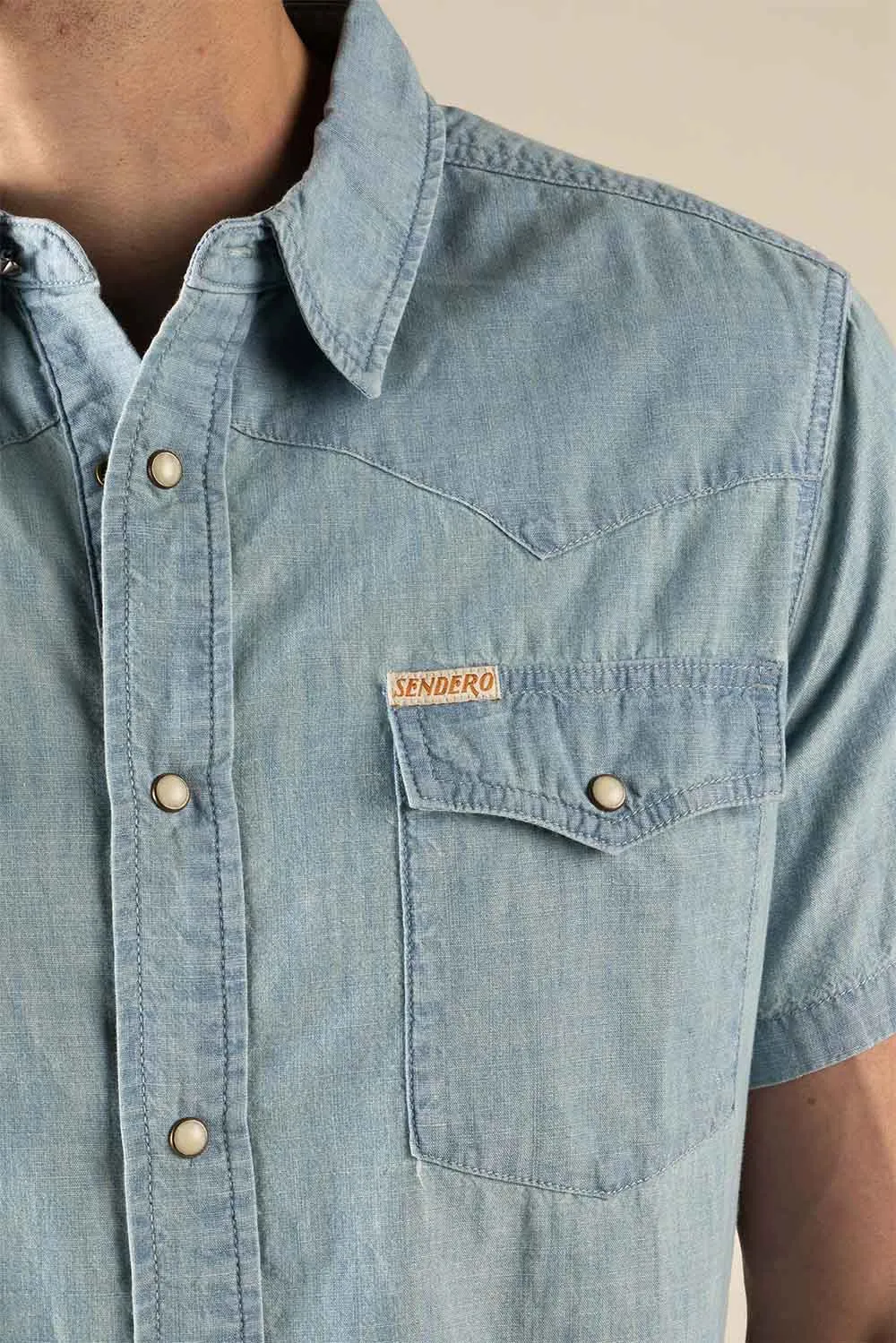 Wyatt Pearl Snap Shirt sold by REVOLVR Menswear product image thumbnail 4