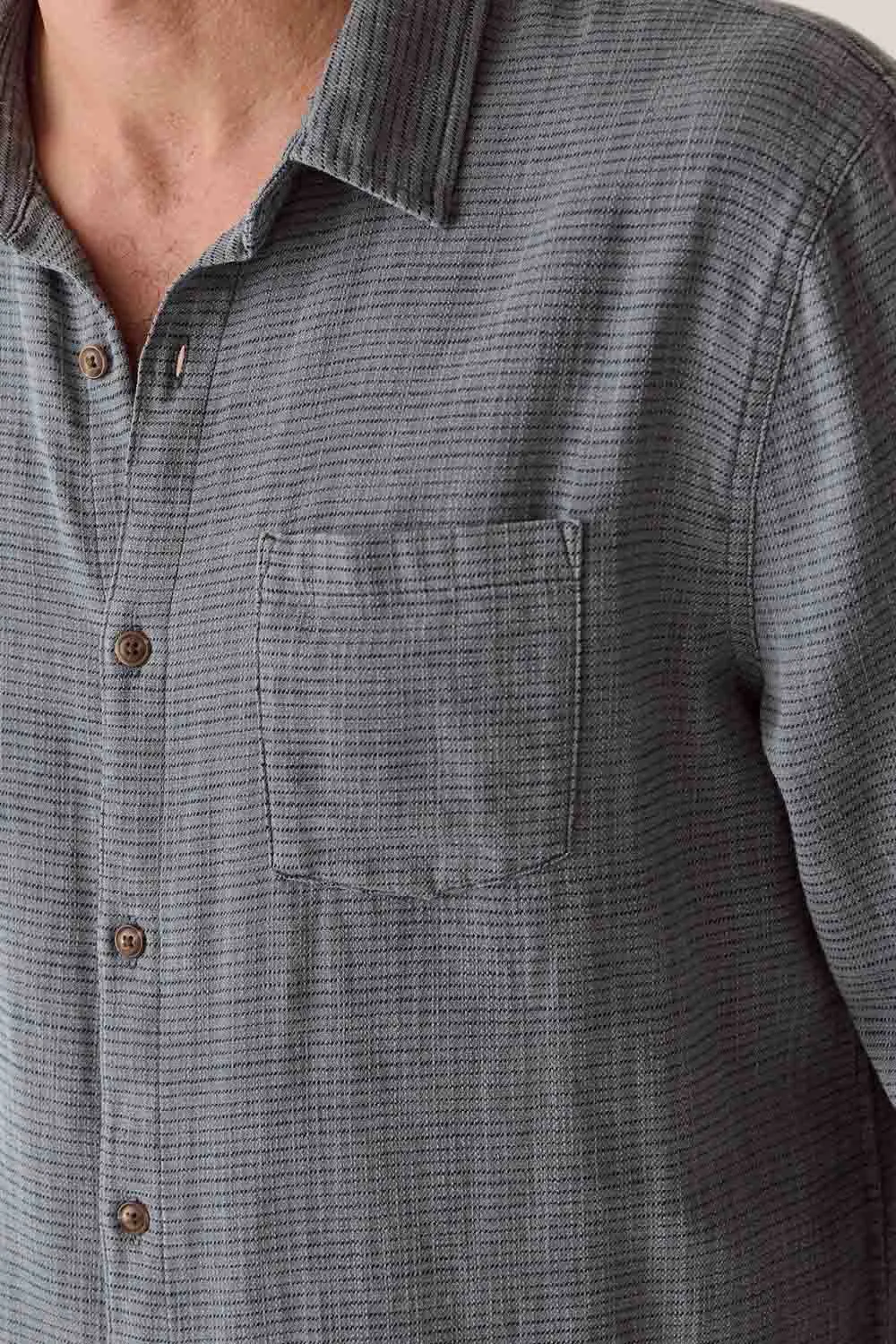 Stretch Selvage Shirt sold by REVOLVR Menswear product image thumbnail 3