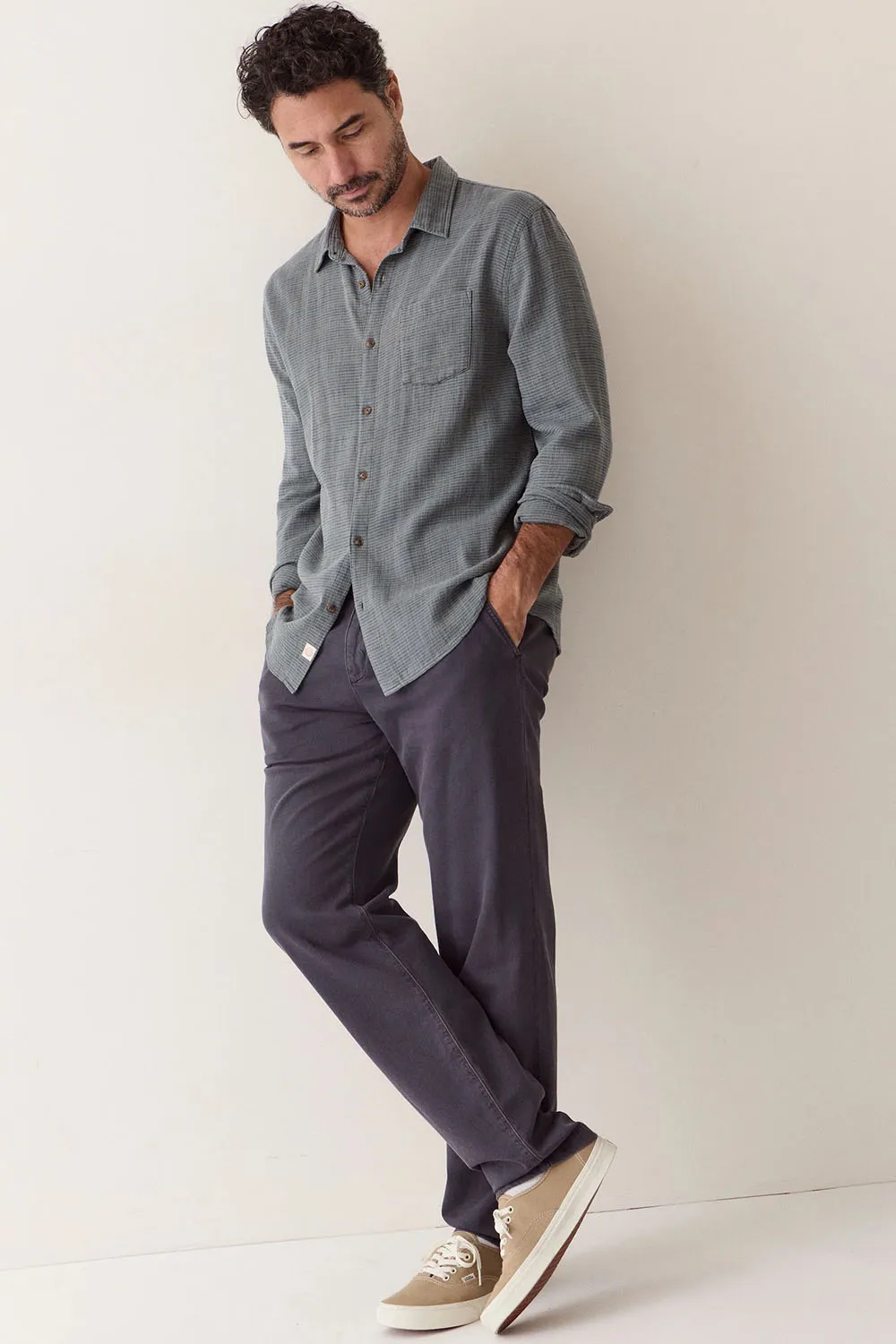 Stretch Selvage Shirt sold by REVOLVR Menswear product image thumbnail 4