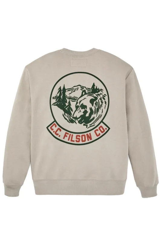 Bear Graphic Crewneck made by Filson