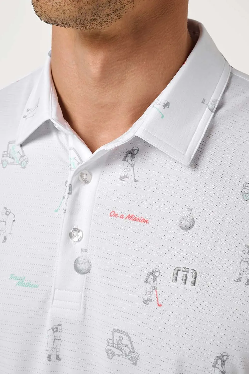 On A Mission Polo sold by REVOLVR Menswear product image thumbnail 4