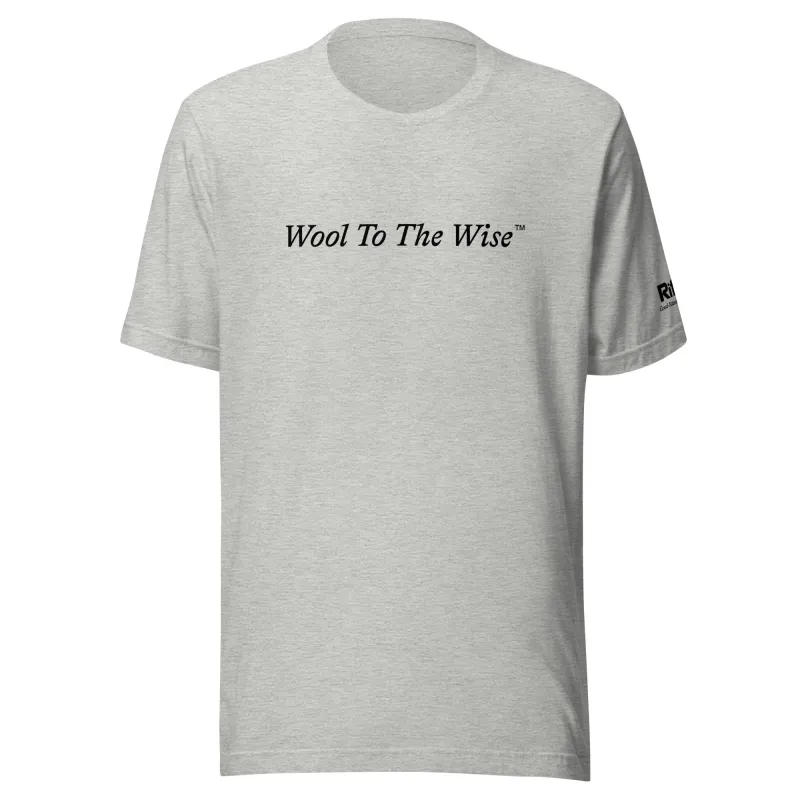 Ritter - Unisex Wool To The Wise T-Shirt sold by Ritter Wools
