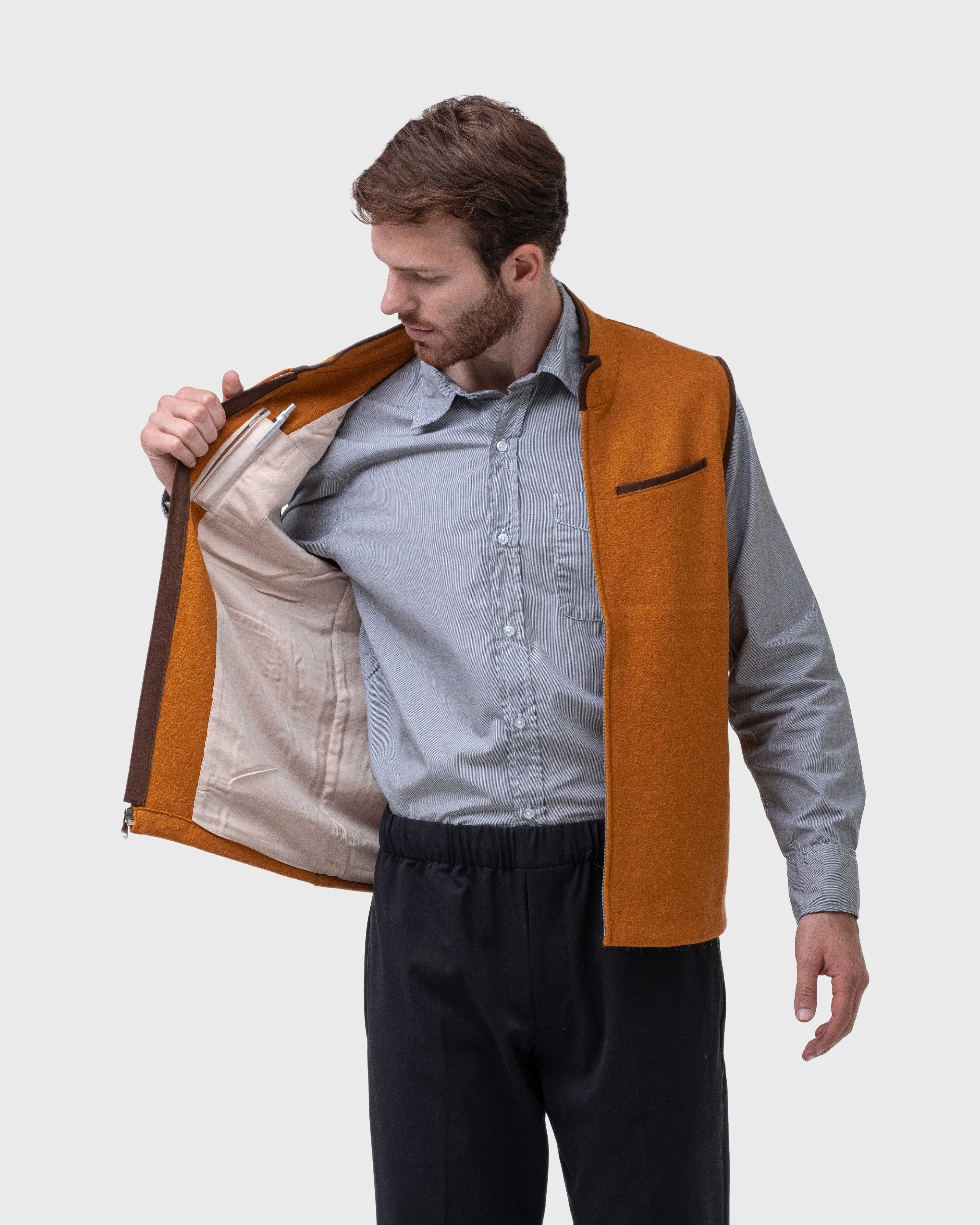 Light Alpaca Vest - Jaipur sold by Ritter Wools product image thumbnail 5