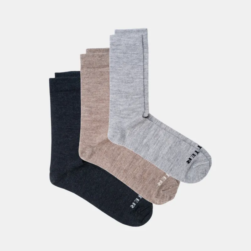 Alpaca Calf Sock 3-Pack sold by Ritter Wools