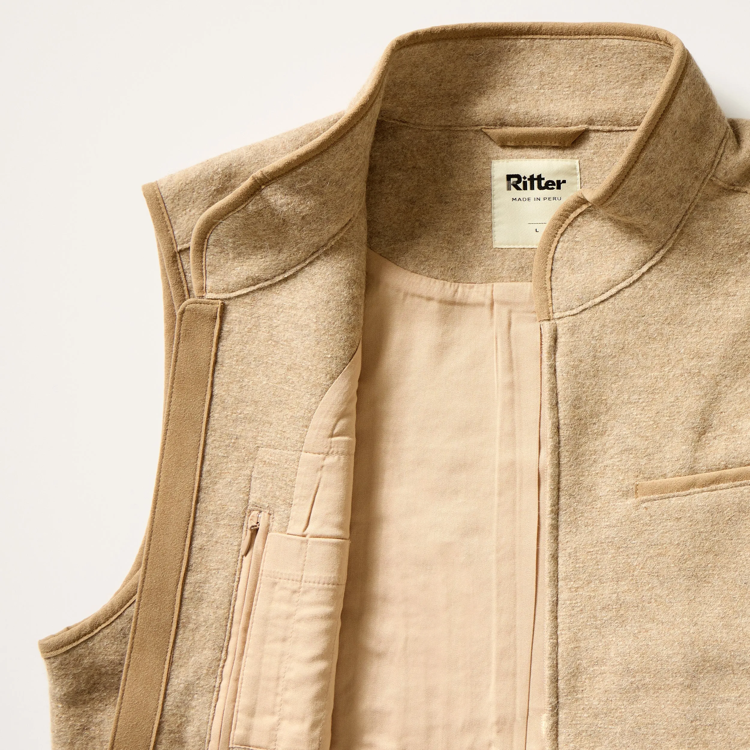 The Alpaca Rittervest™ - Sandbar sold by Ritter Wools product image thumbnail 3