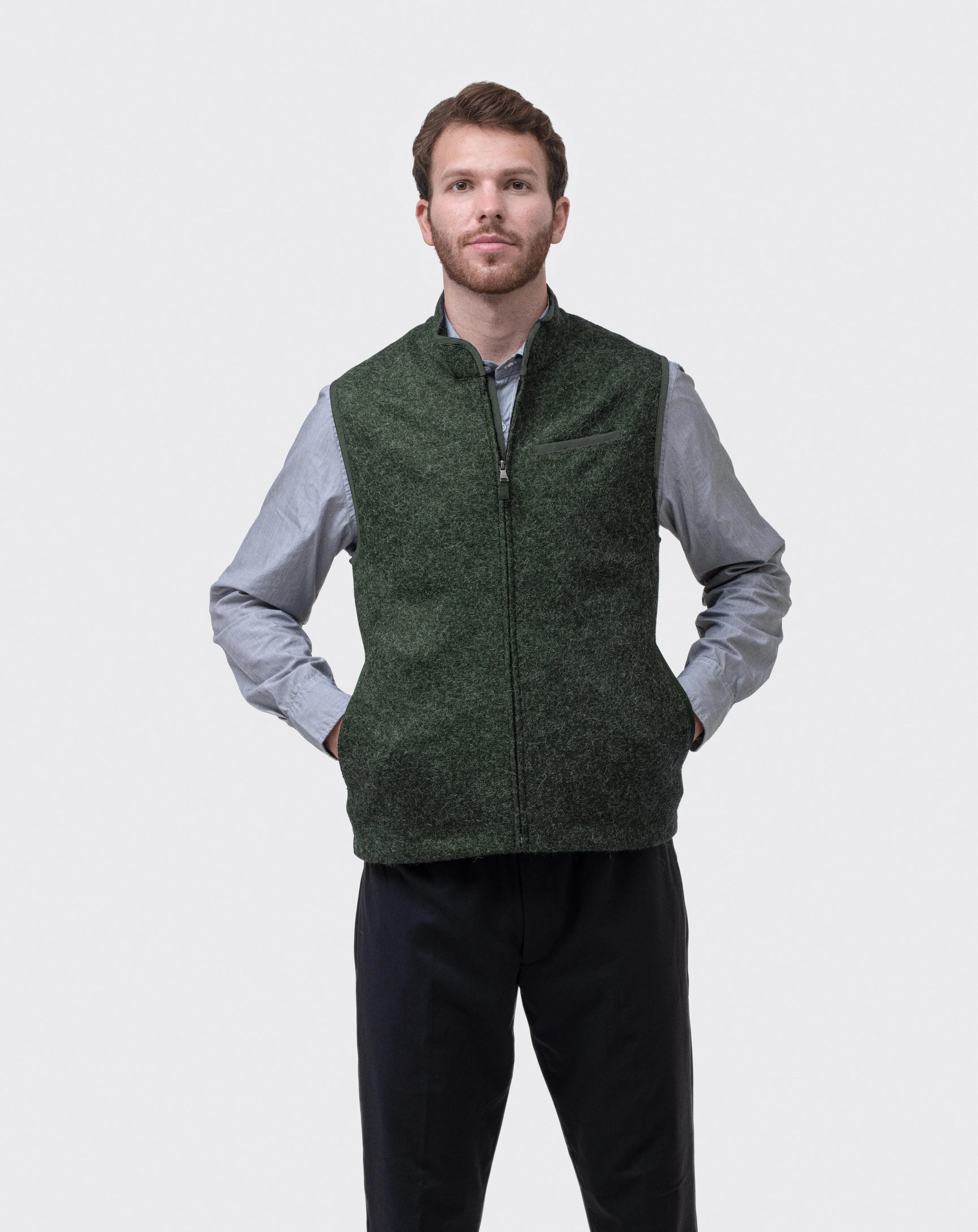 The Alpaca Rittervest™ - Forest sold by Ritter Wools product image thumbnail 2