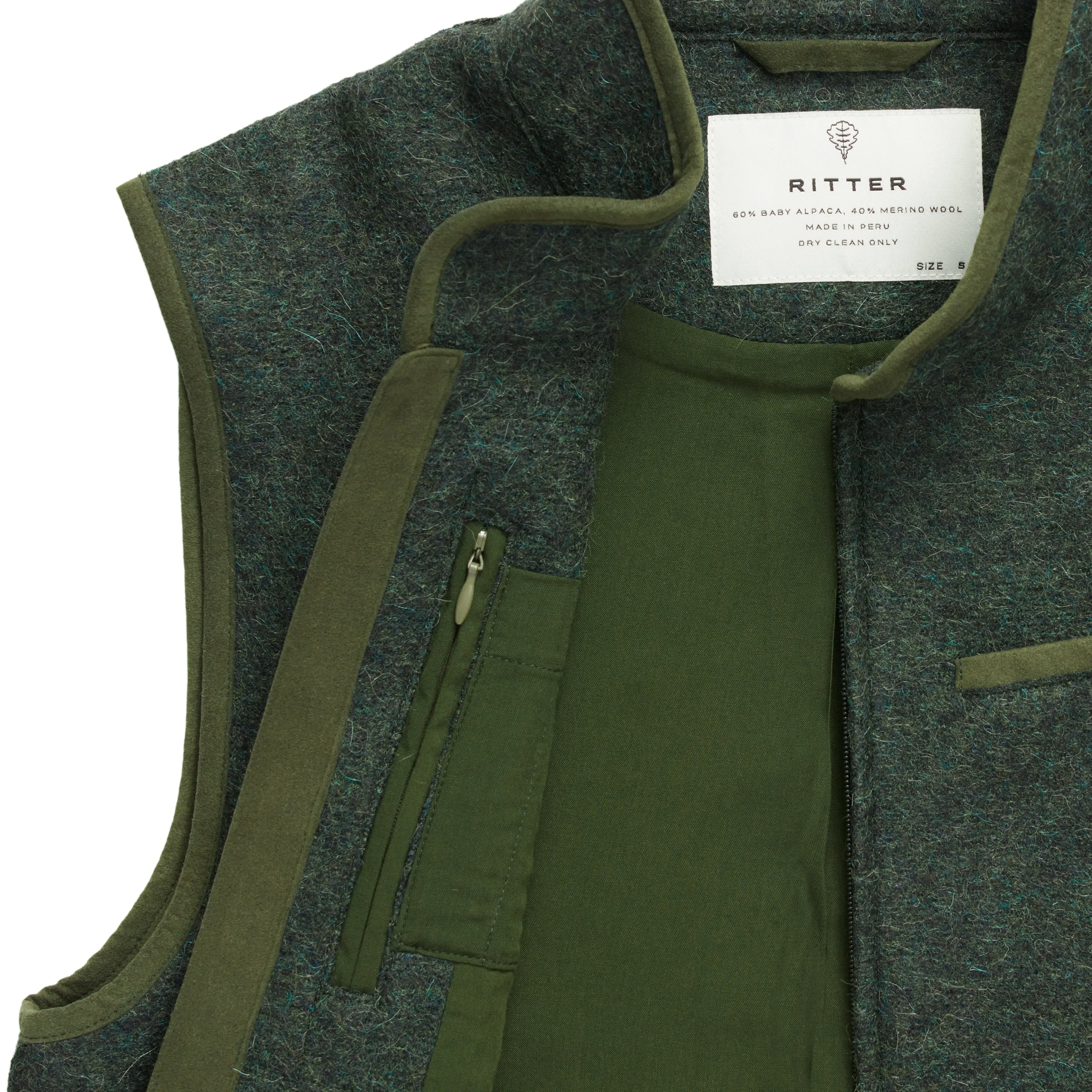 The Alpaca Rittervest™ - Forest sold by Ritter Wools product image thumbnail 3