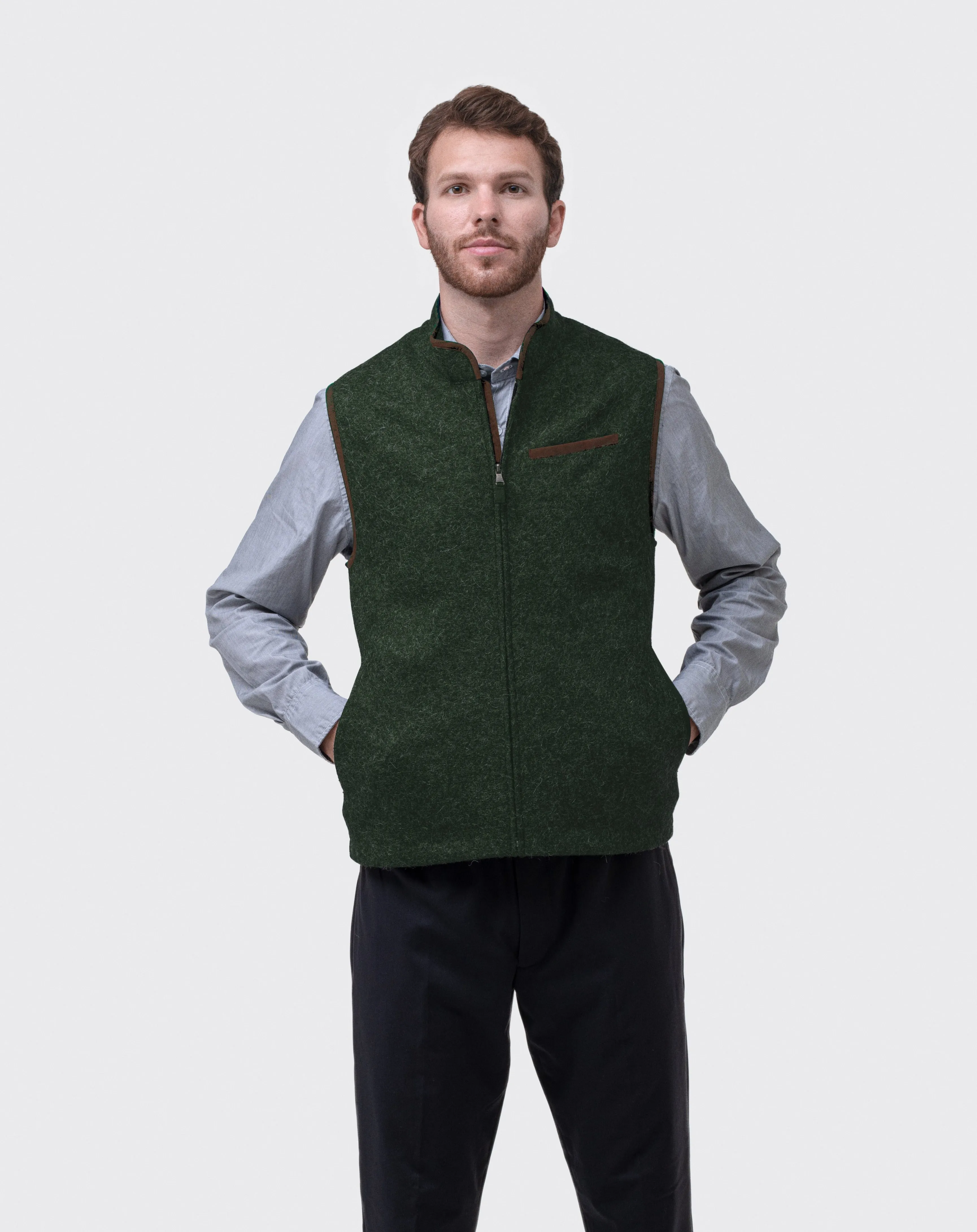 The Alpaca Rittervest™ - Pine sold by Ritter Wools product image thumbnail 2