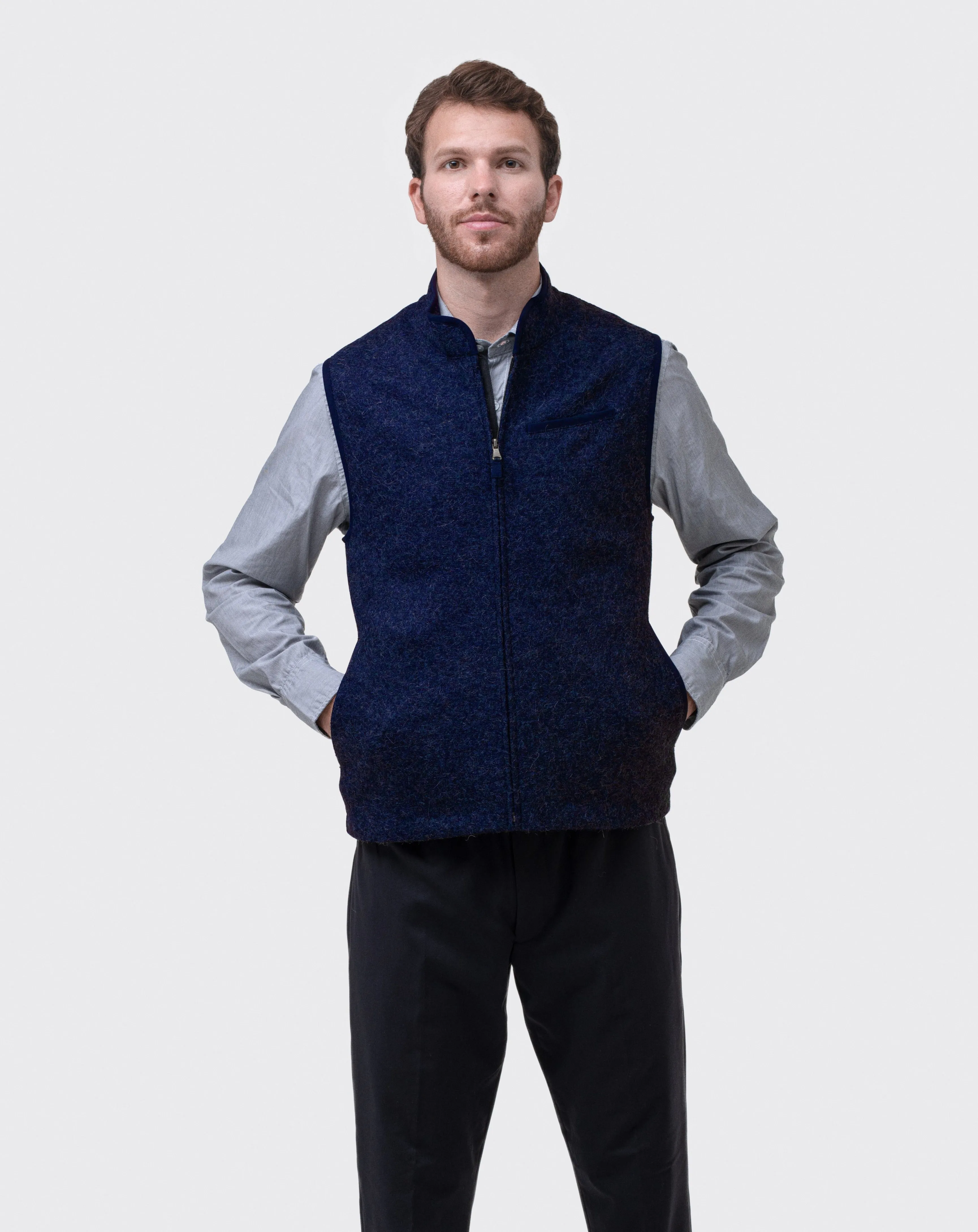 The Alpaca Rittervest™ - Indigo sold by Ritter Wools product image thumbnail 4