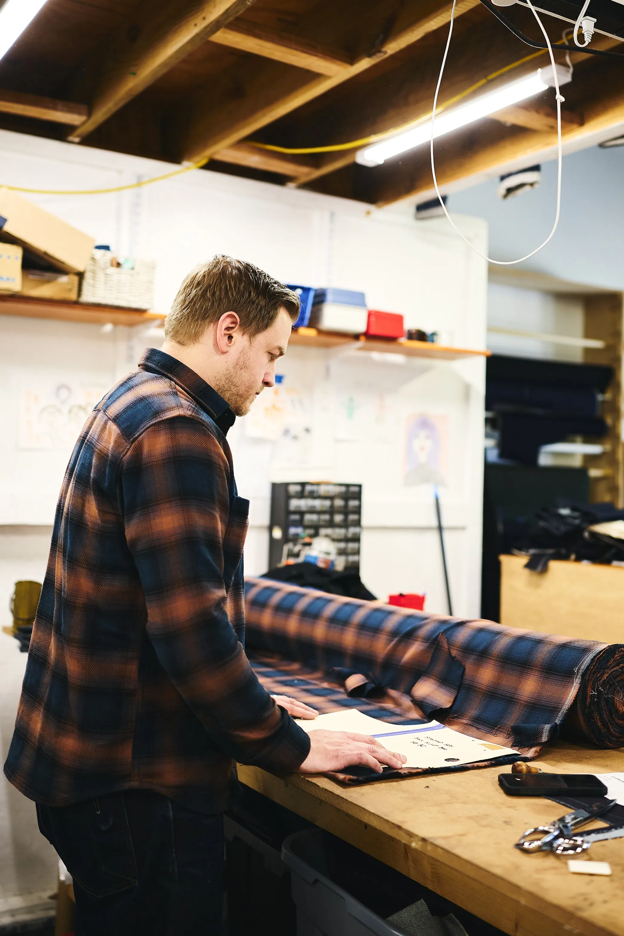 Work Shirt - Japanese Ombre Check sold by Skinner American Goods product image thumbnail 2