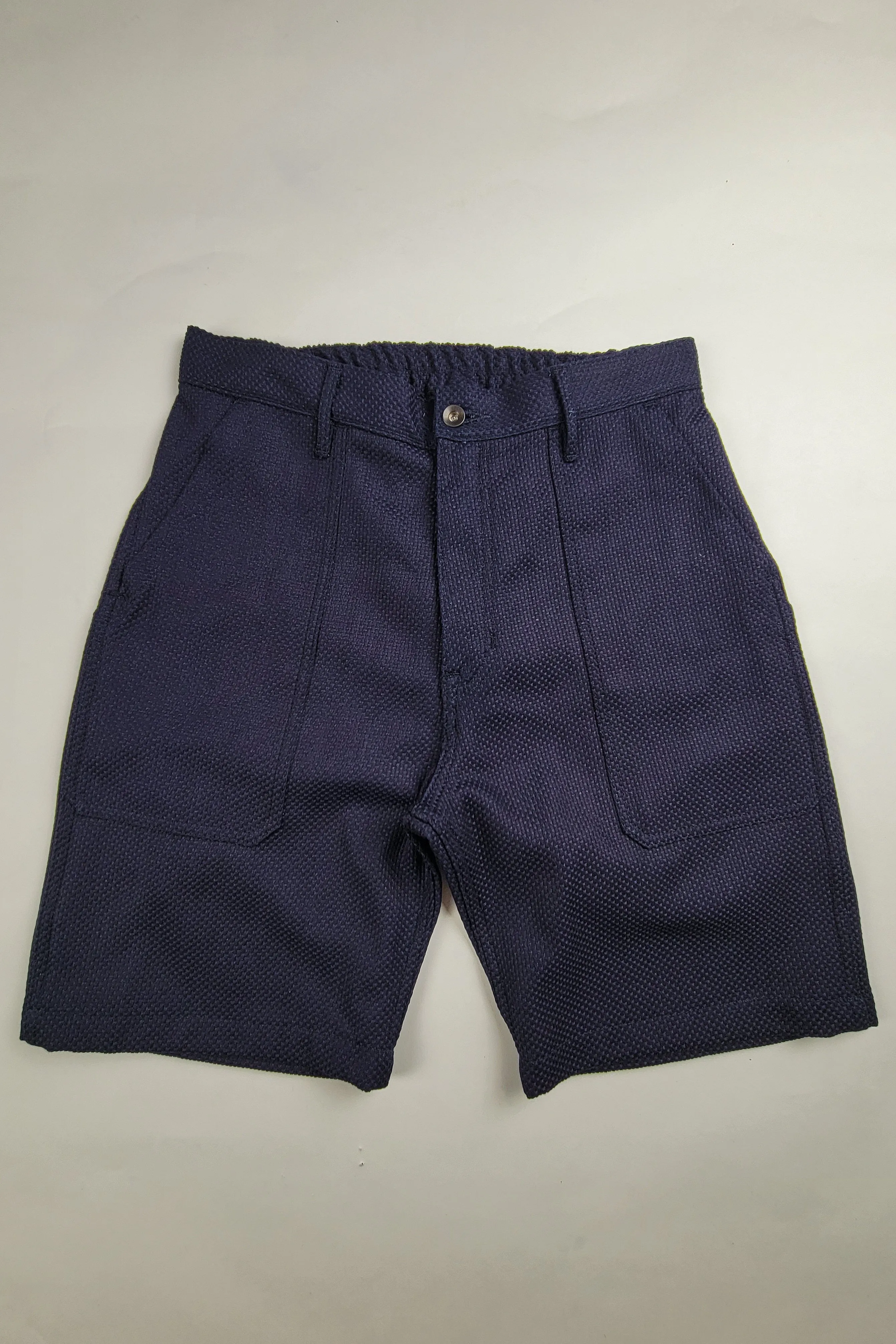 Fatigue Shorts - 12oz. Indigo Sashiko sold by Skinner American Goods product image thumbnail 5